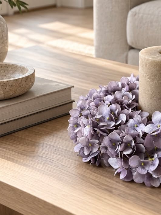 Krans Hortensia - Lilla