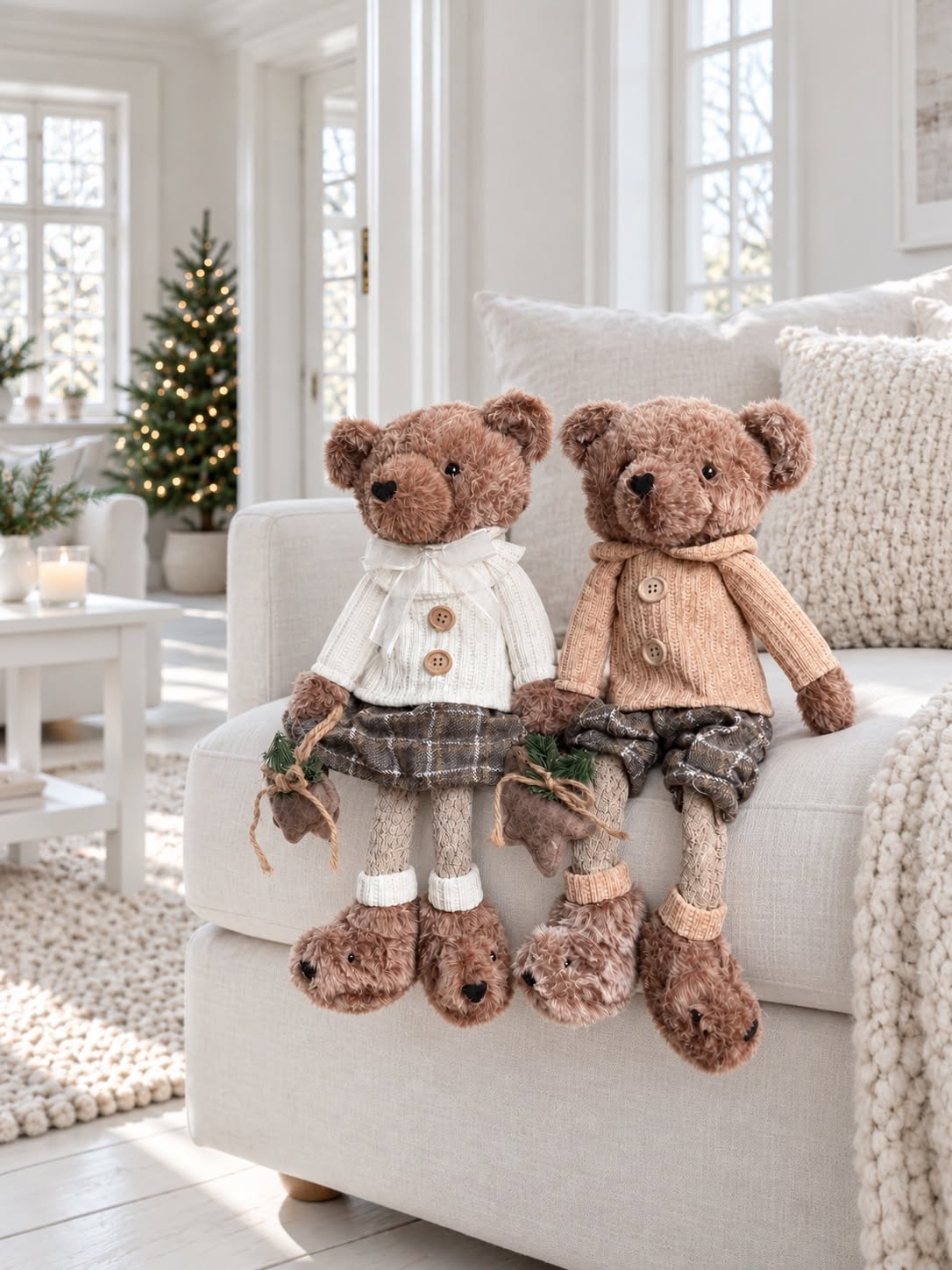 Julebamse pige – Dekorativ Figur