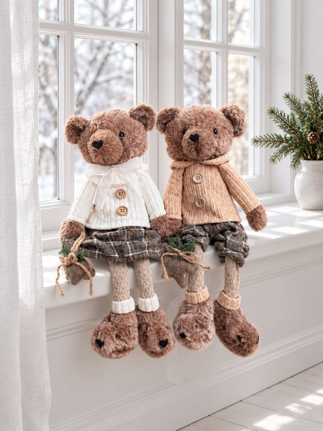 Julebamse pige – Dekorativ Figur