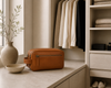 Toilettaske dobbelt Faust - Cognac