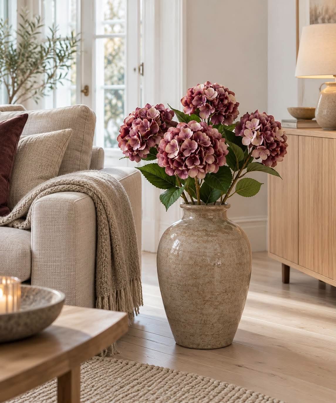 Hortensia brændte farver - Mix