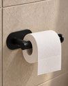Toiletrulleholder Sort – Væghængt i Sort Metal