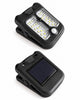 Clip-on lampe med solar og sensor