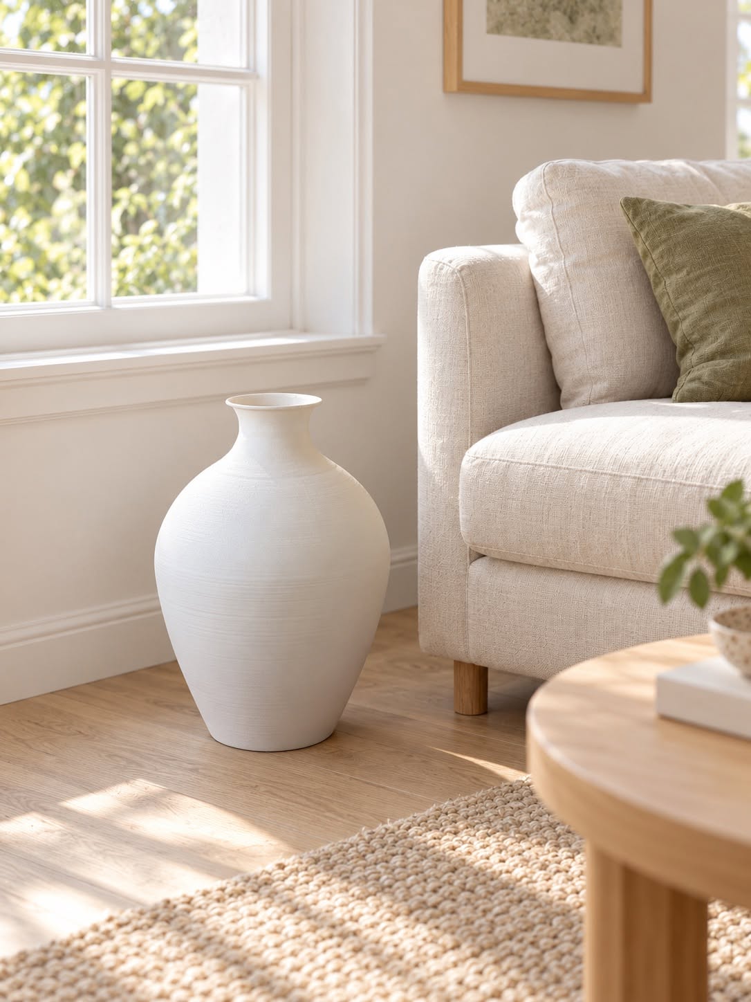 Vase metal - White – Mat hvid metalvase