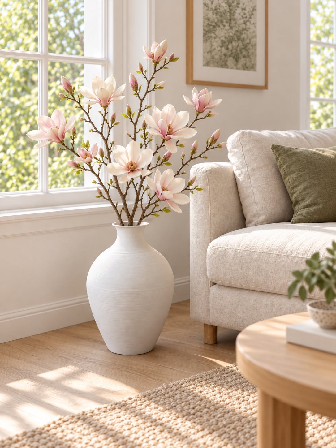 Vase metal - White – Mat hvid metalvase