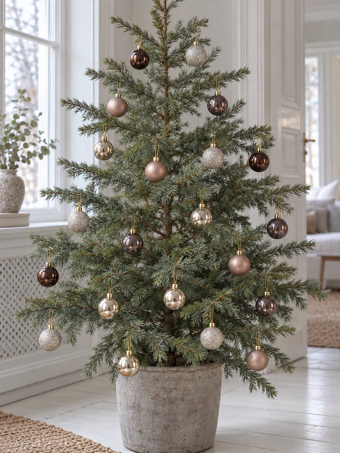 Julekugler 20 stk – Brune nuancer