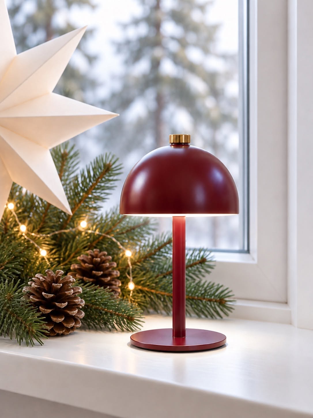 Mini lampe - Bordeaux