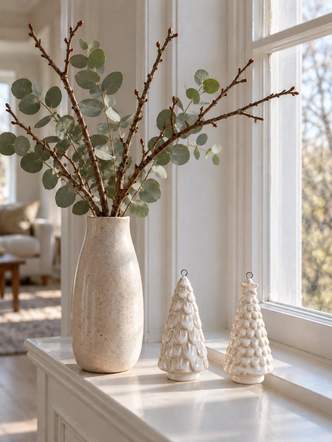 Juletræ porcelæn - White MIX
