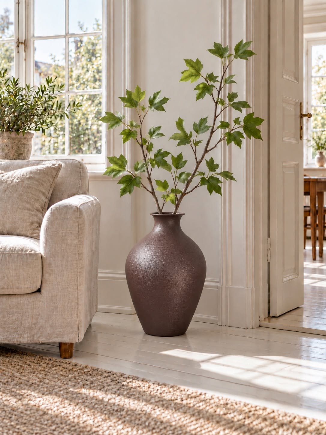 Vase metal - Brown – Mørkebrun metalvase
