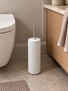 Toiletbørste riflet - Hvid