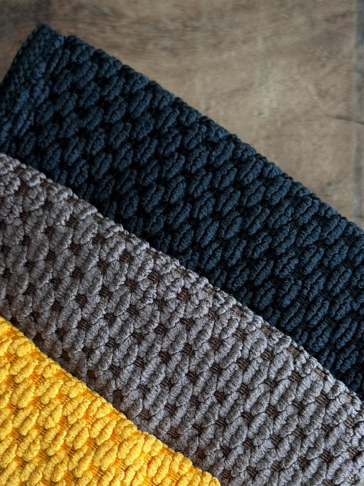 Karklud mikrofiber vaflet - 3 stk Mango