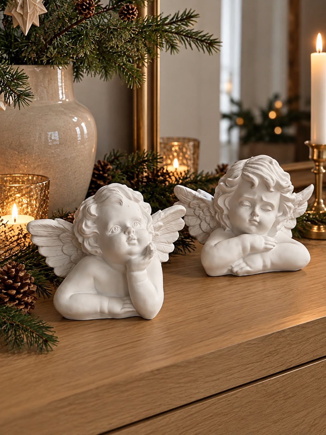 Engel - MIX – Hvid Figur