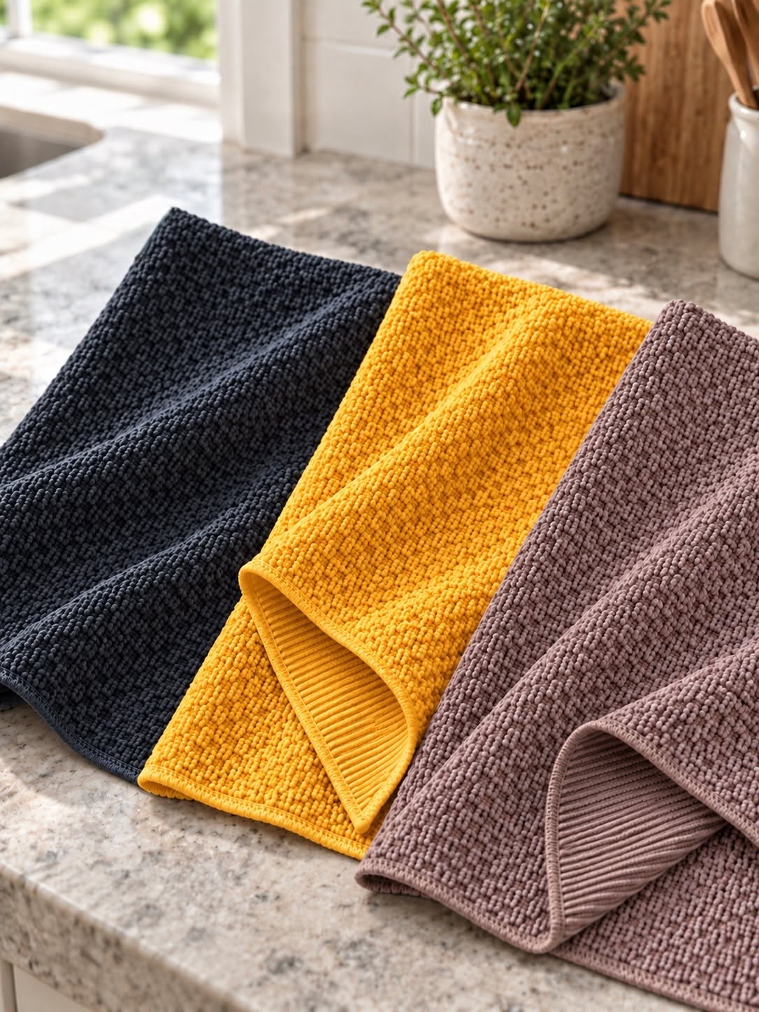 Viskestykker 3 stk microfiber – Mango