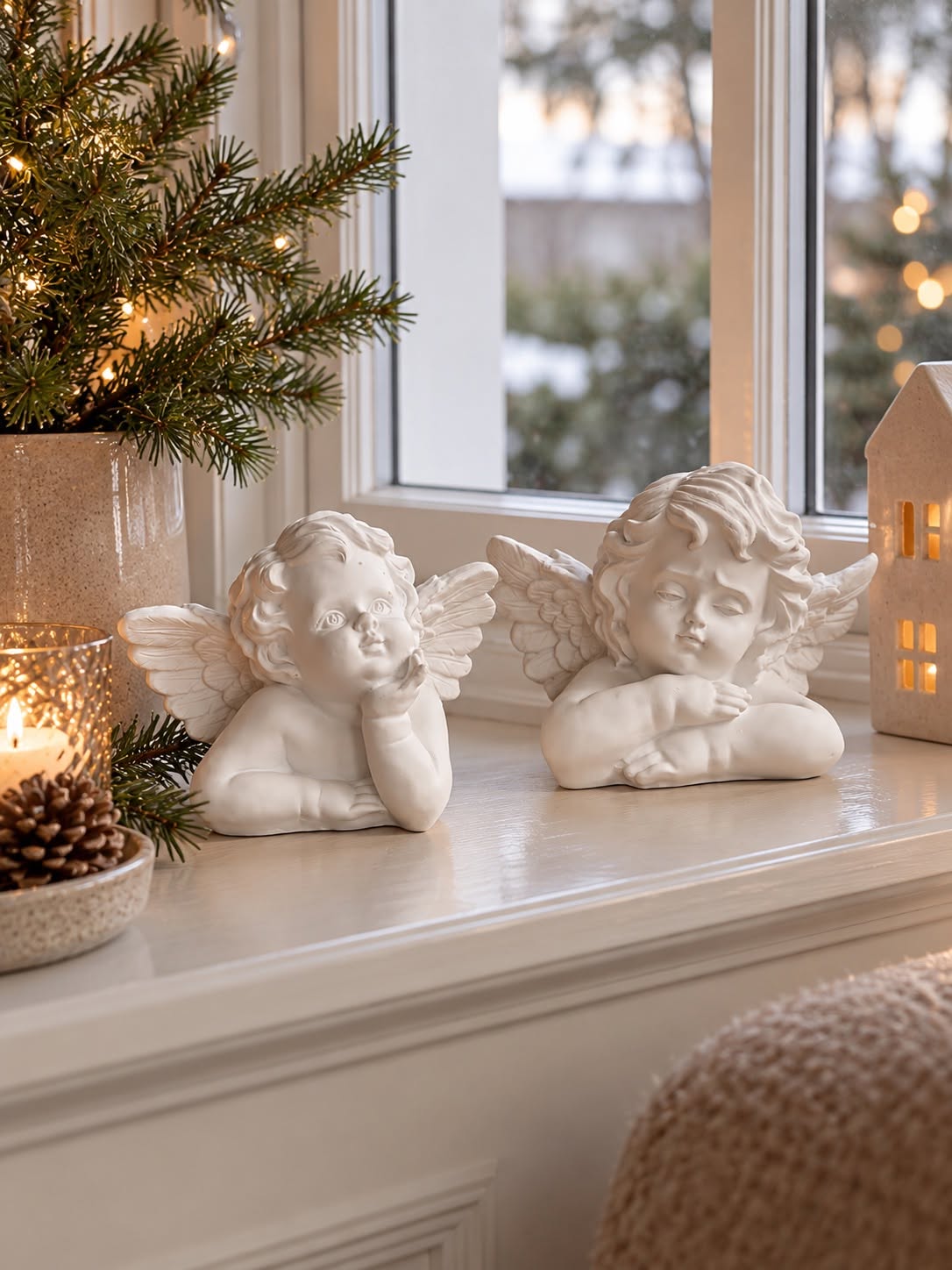 Engel - MIX – Hvid Figur