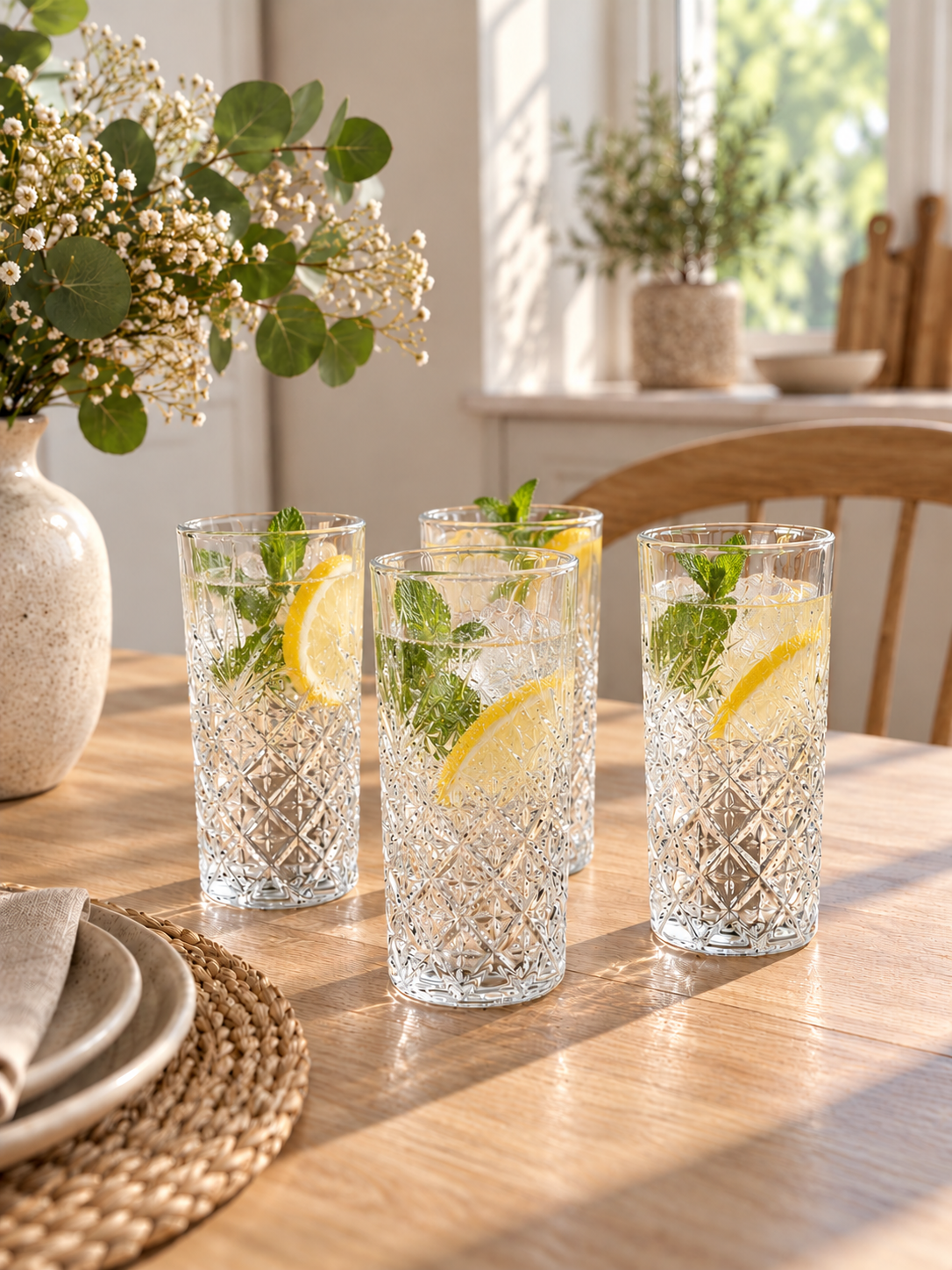 Drikkeglas - 4stk / Long drink