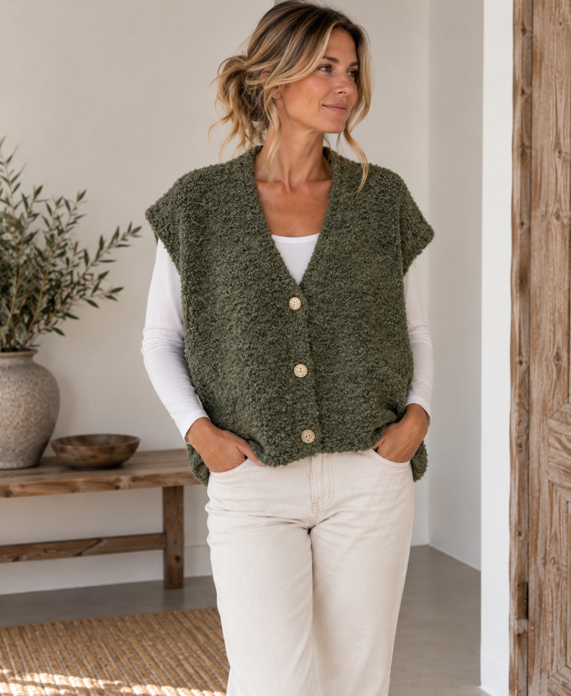 Vest kaki