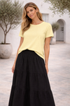 Nederdel med smock - Black