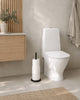Toiletrulleholder - Sort metal