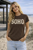 T-shirt SOHO - Moro / Beige