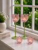 Lysestager Tulipan - Rosa