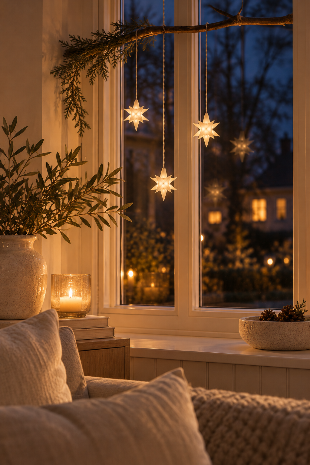 LED stjernelys - 1 stk.