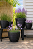Krukke med riller – Black small