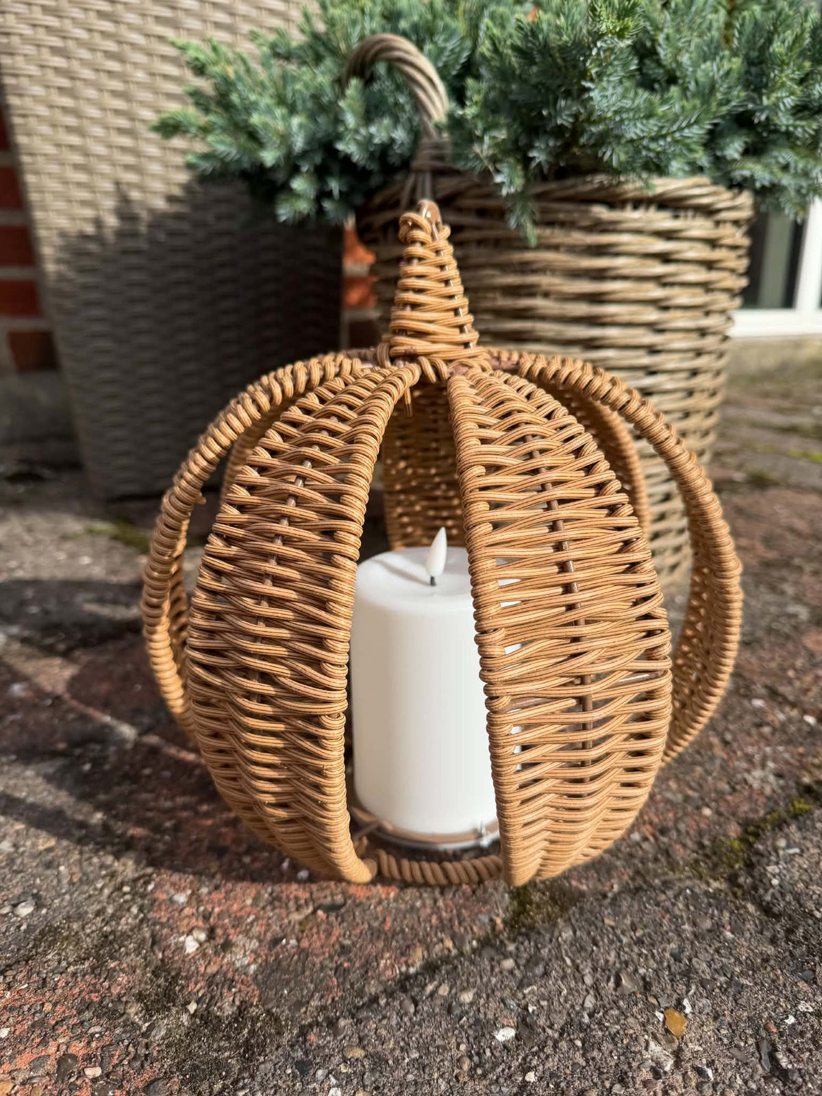 Græskar med solar
