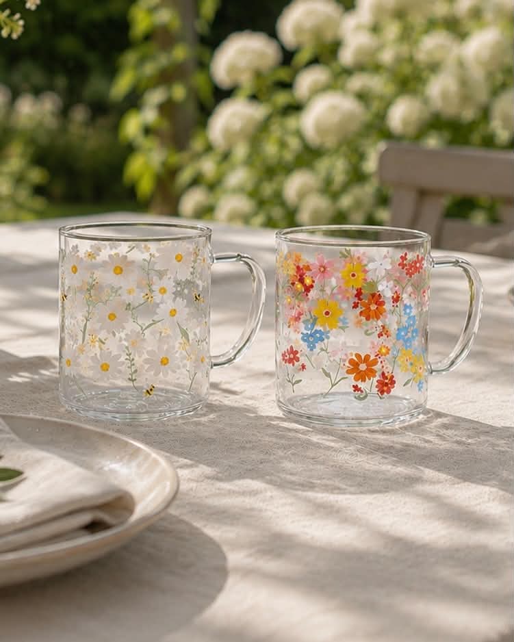 Krus i glas Summer - Color mix