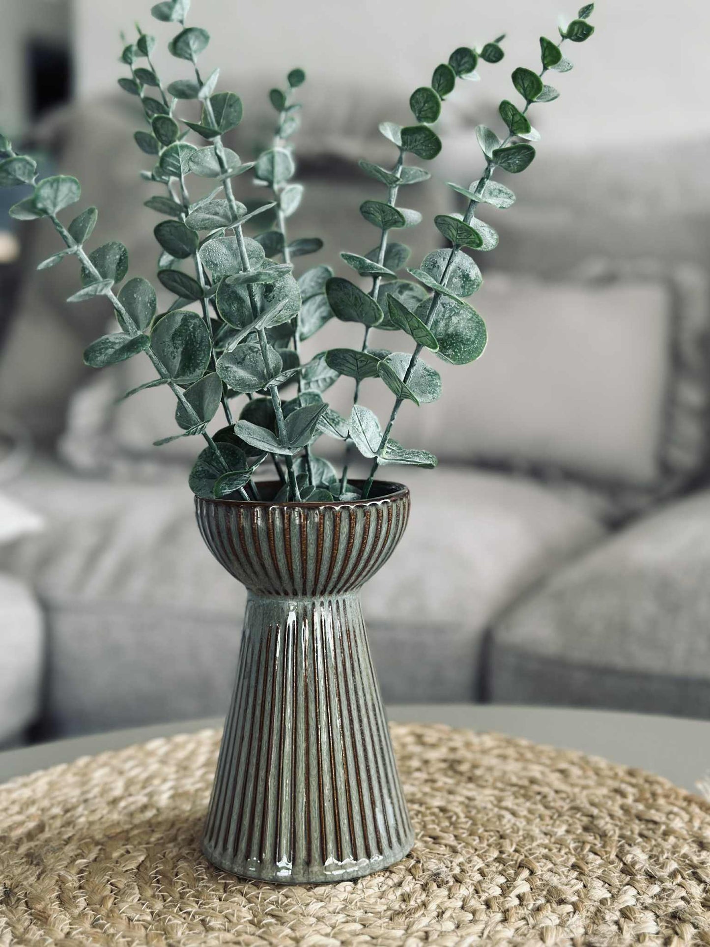 Hyacintvase VIGA - Grå / brun