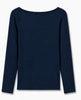 Bluse Ingrid - Navy Cashmere Mix