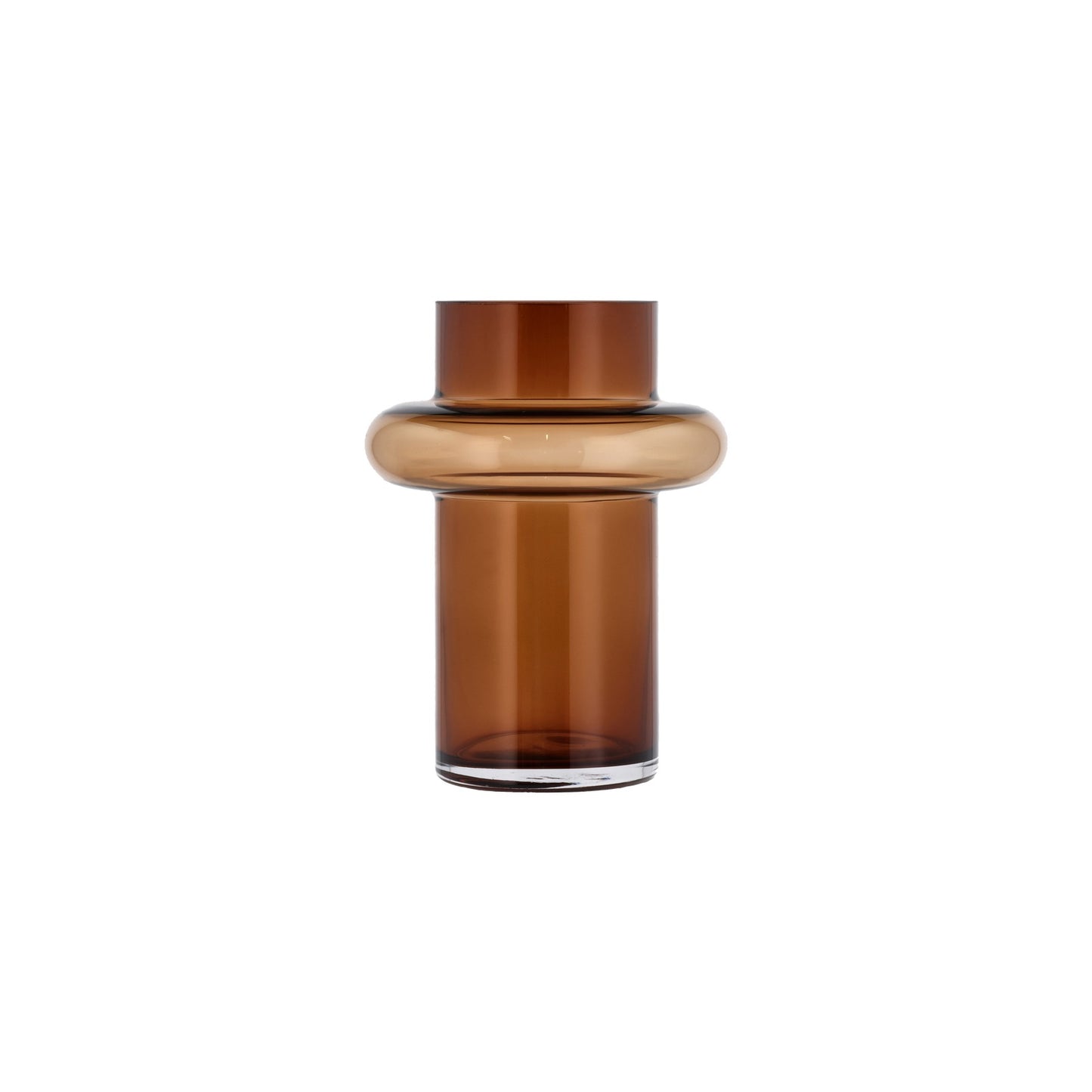 Vase i mundblæst glas - Lyngby amber