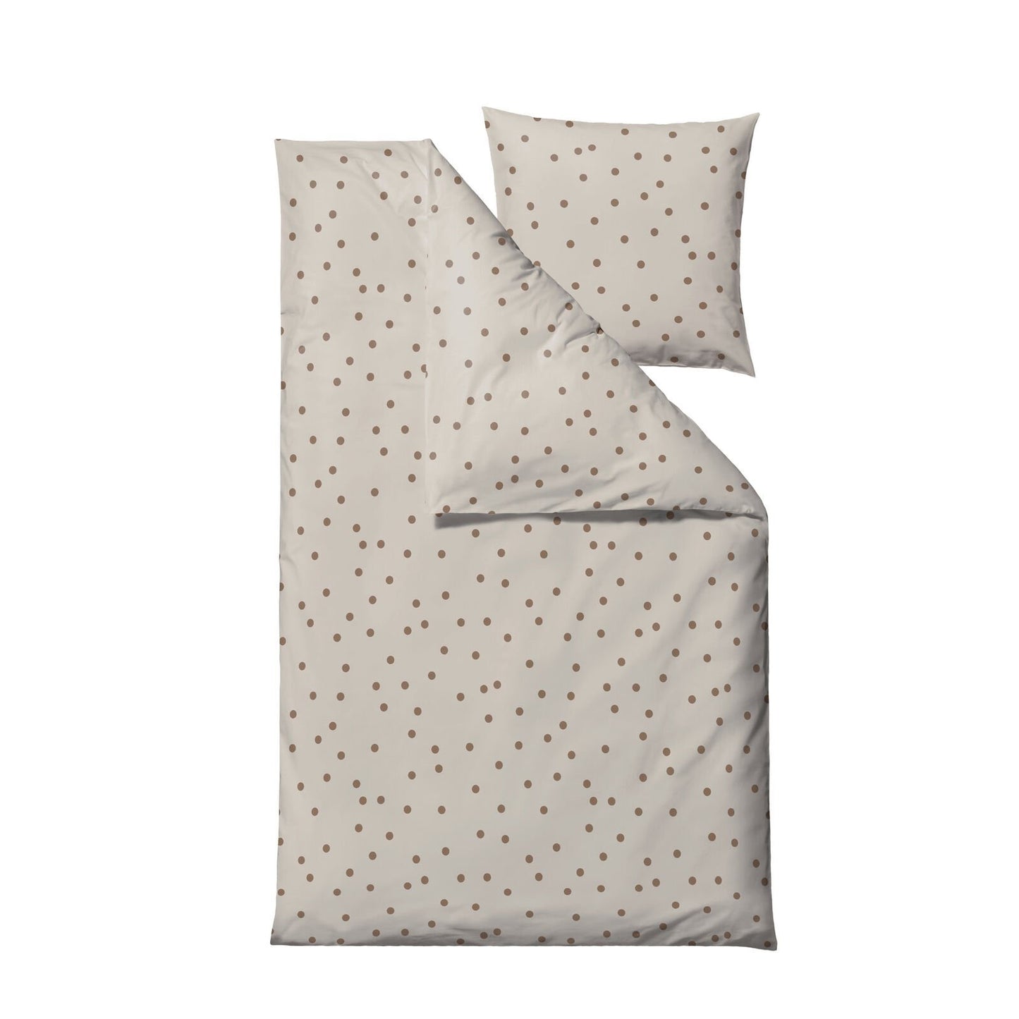 Sengesæt, Solaris varm taupe, 140x200 - 63x60