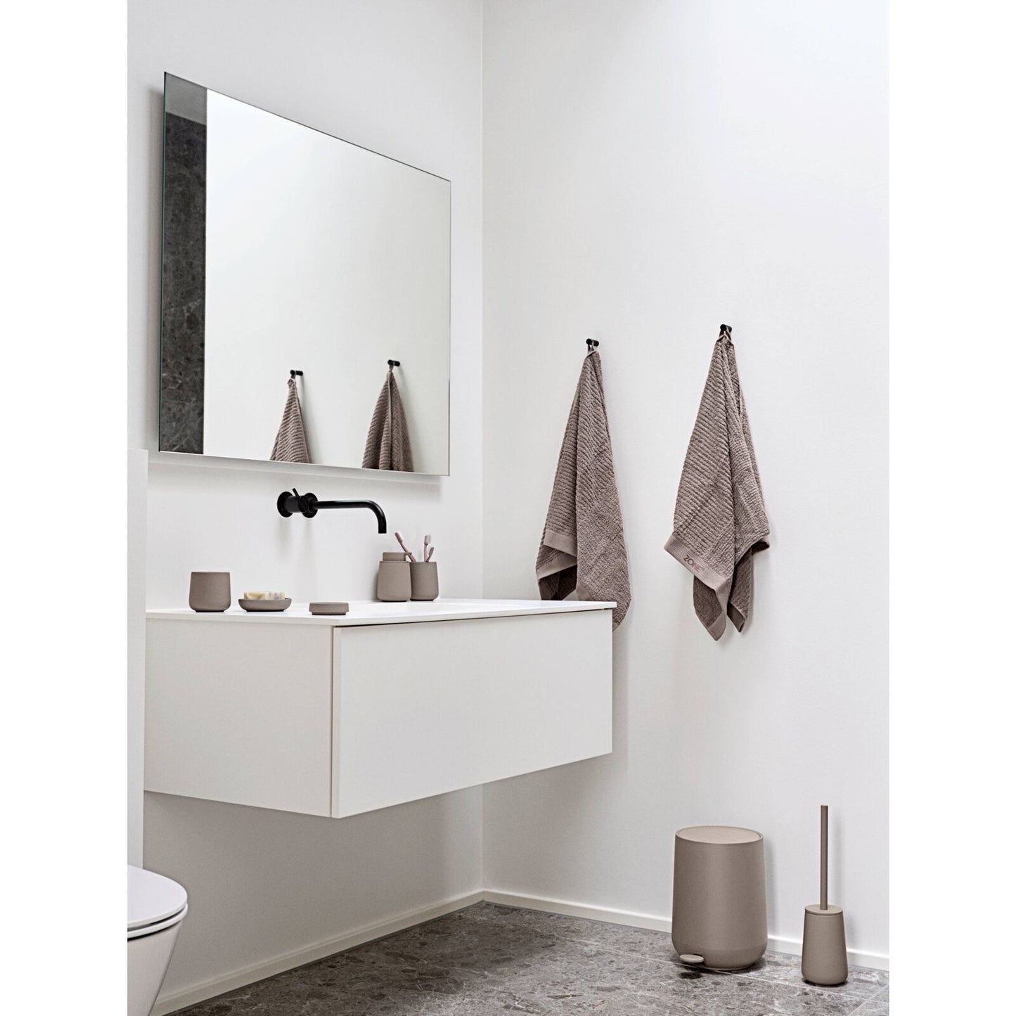 Pedalspand - Taupe - 3 liter