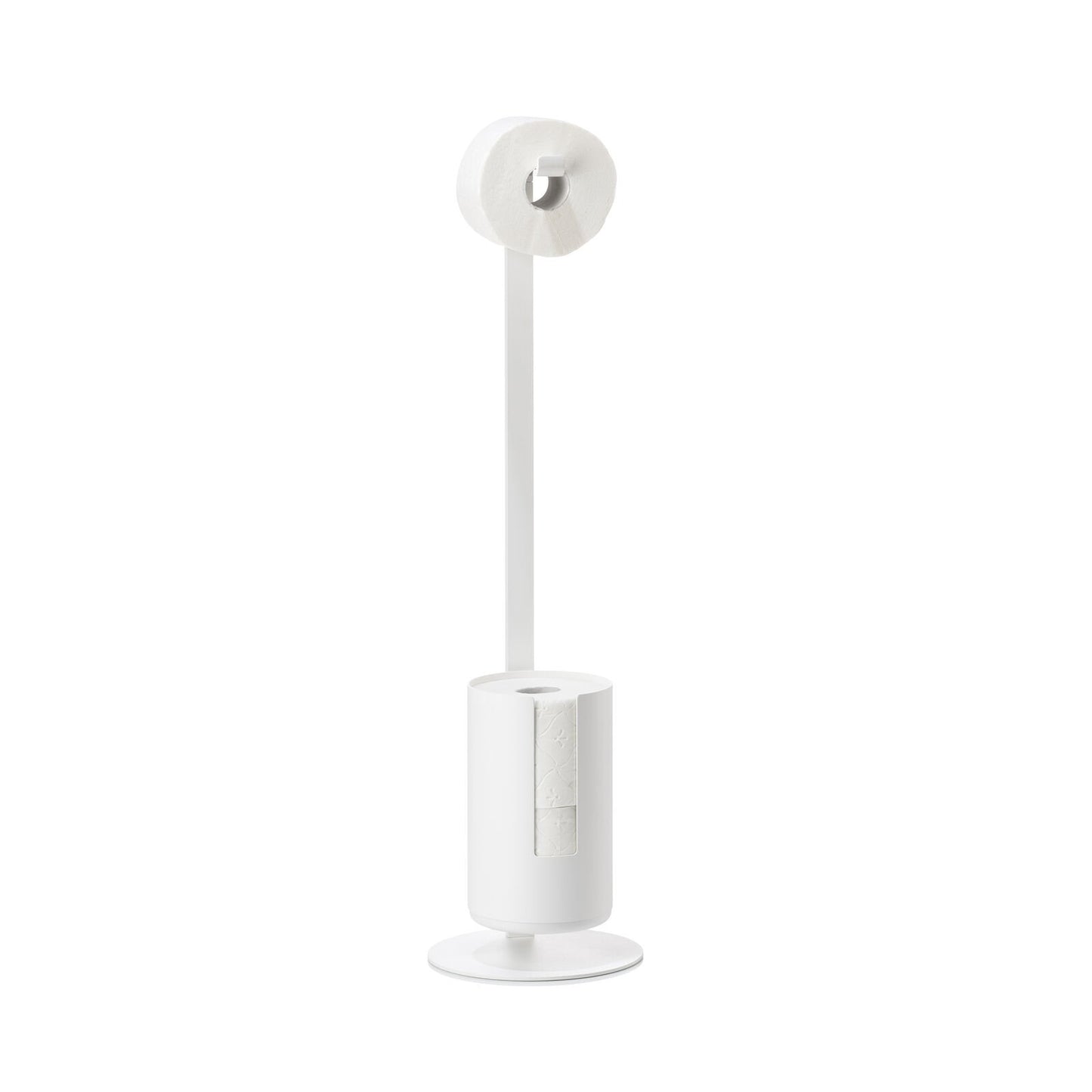 Toiletrulleholder - Hvid - Fritstående