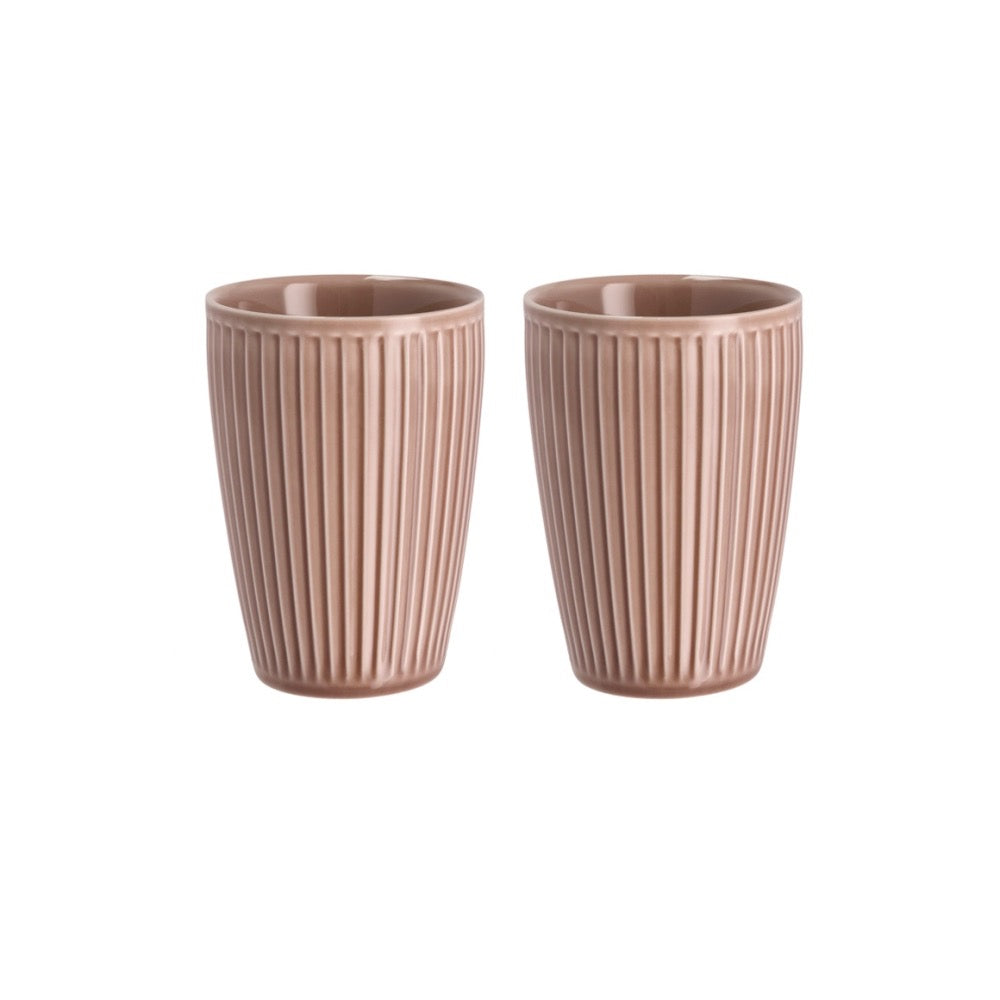 Termokrus Plissé- Sæt med 2 stk - Woodrose