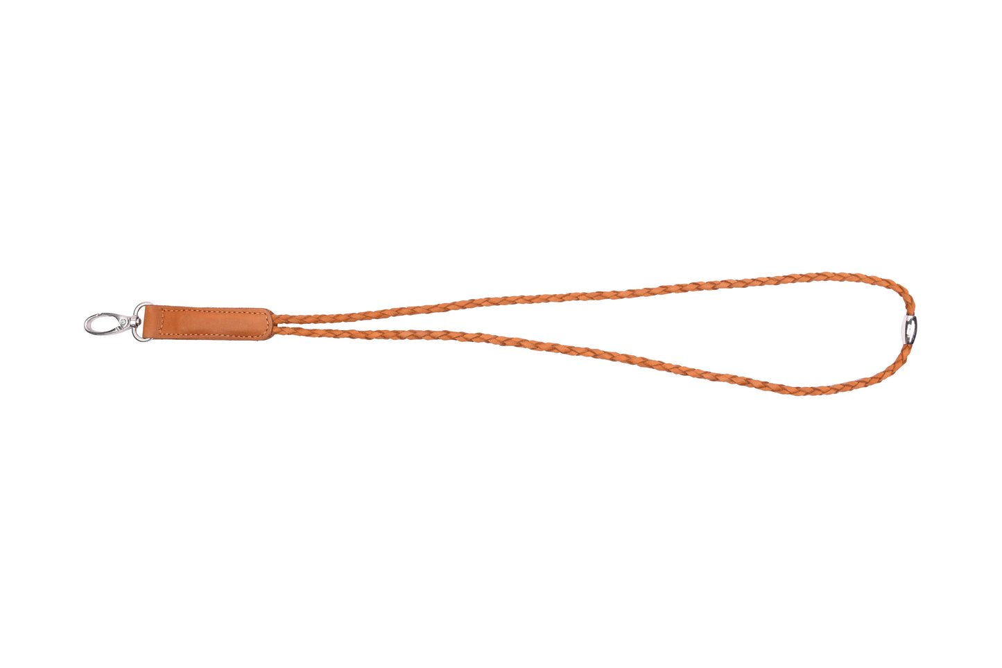 Keyhanger flettet - cognac