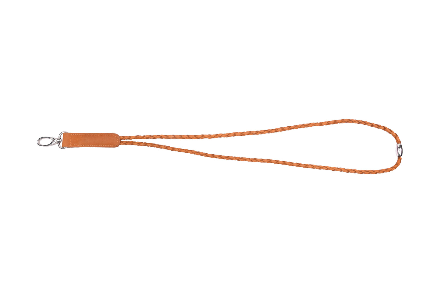 Keyhanger flettet - cognac