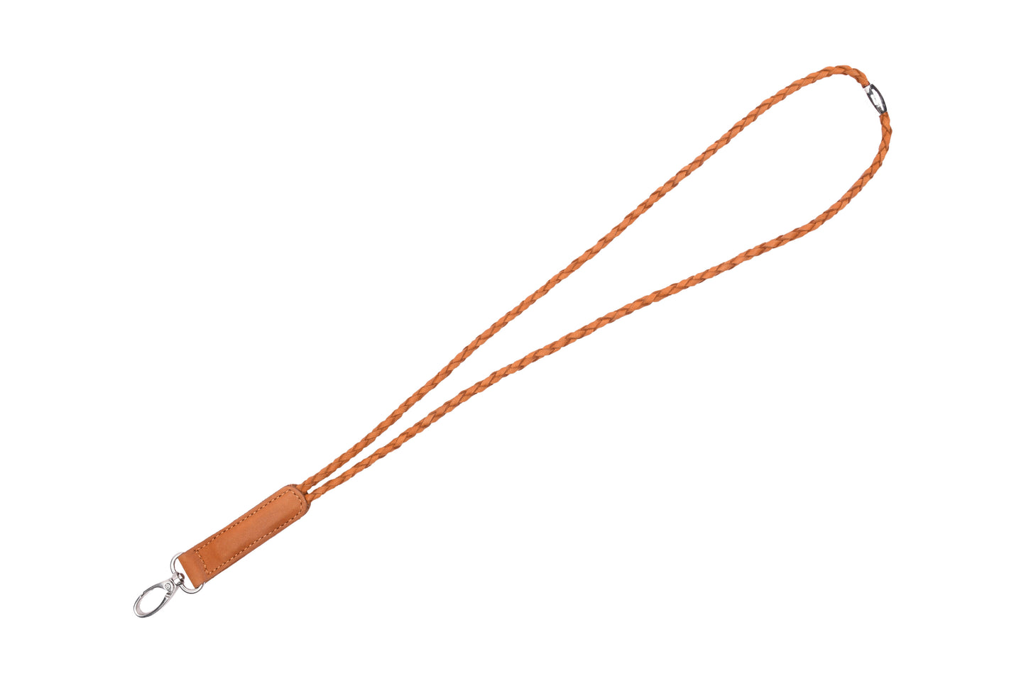 Keyhanger flettet - cognac