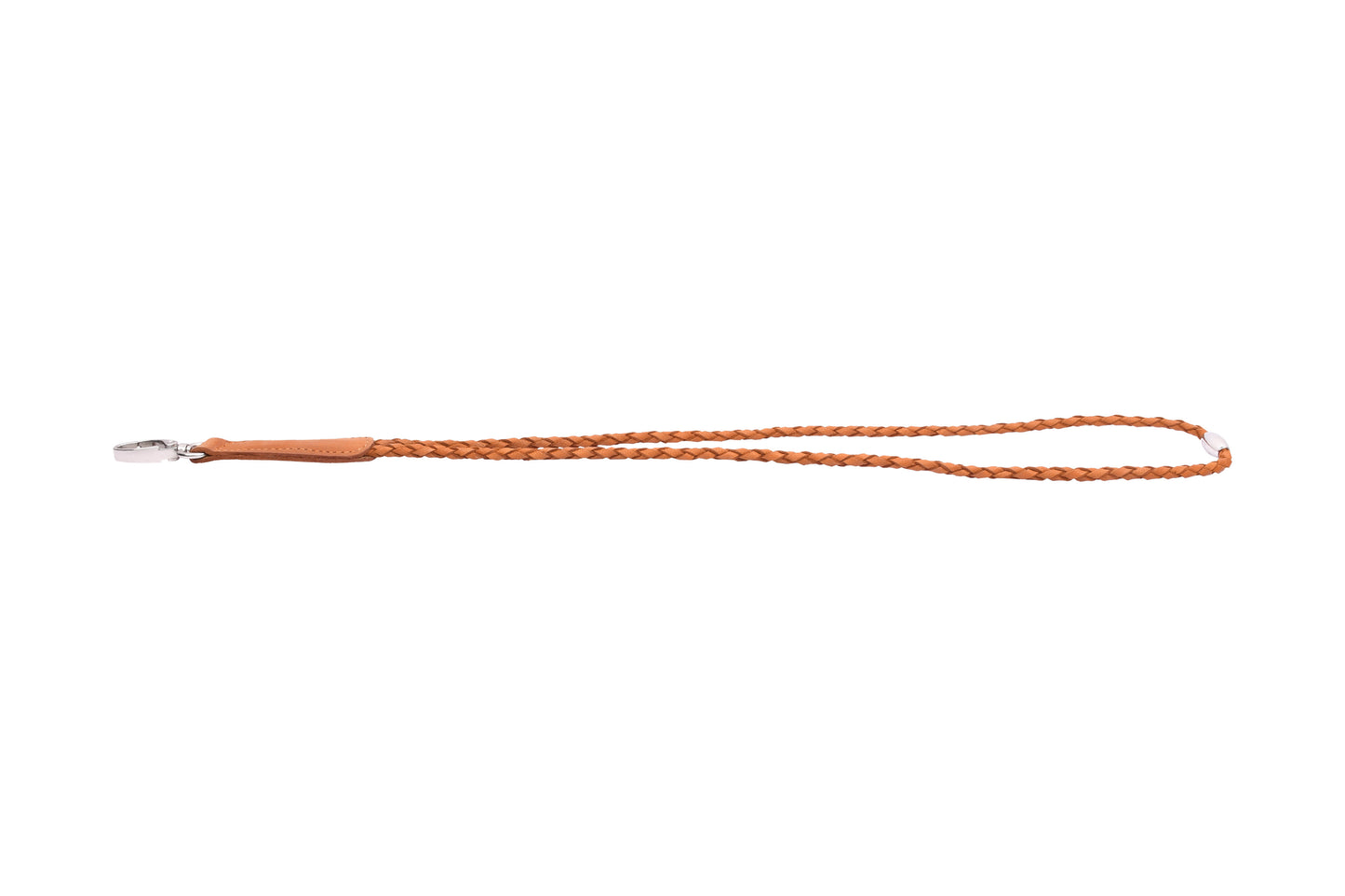 Keyhanger flettet - cognac