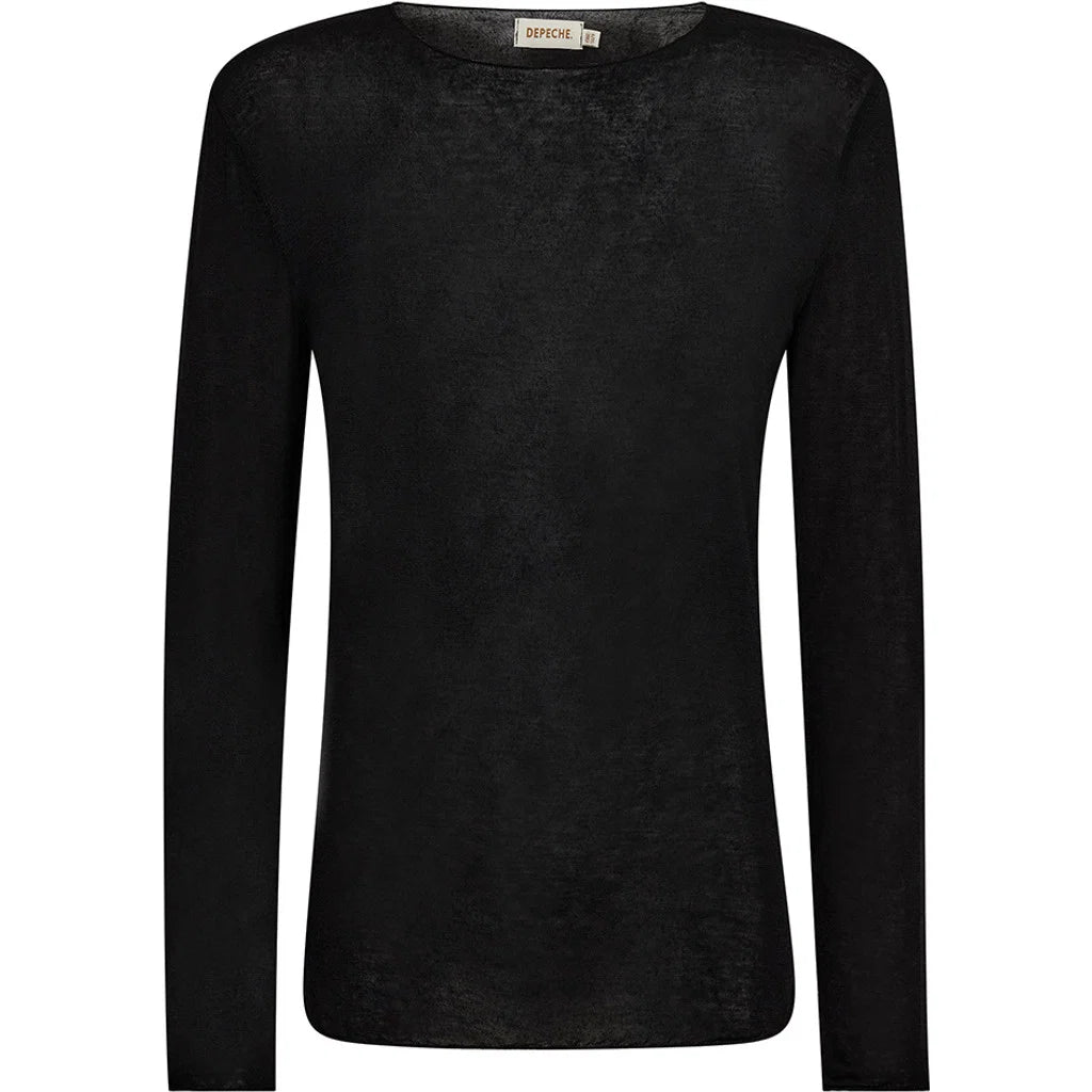 Bluse Drew Cashmere mix - Black