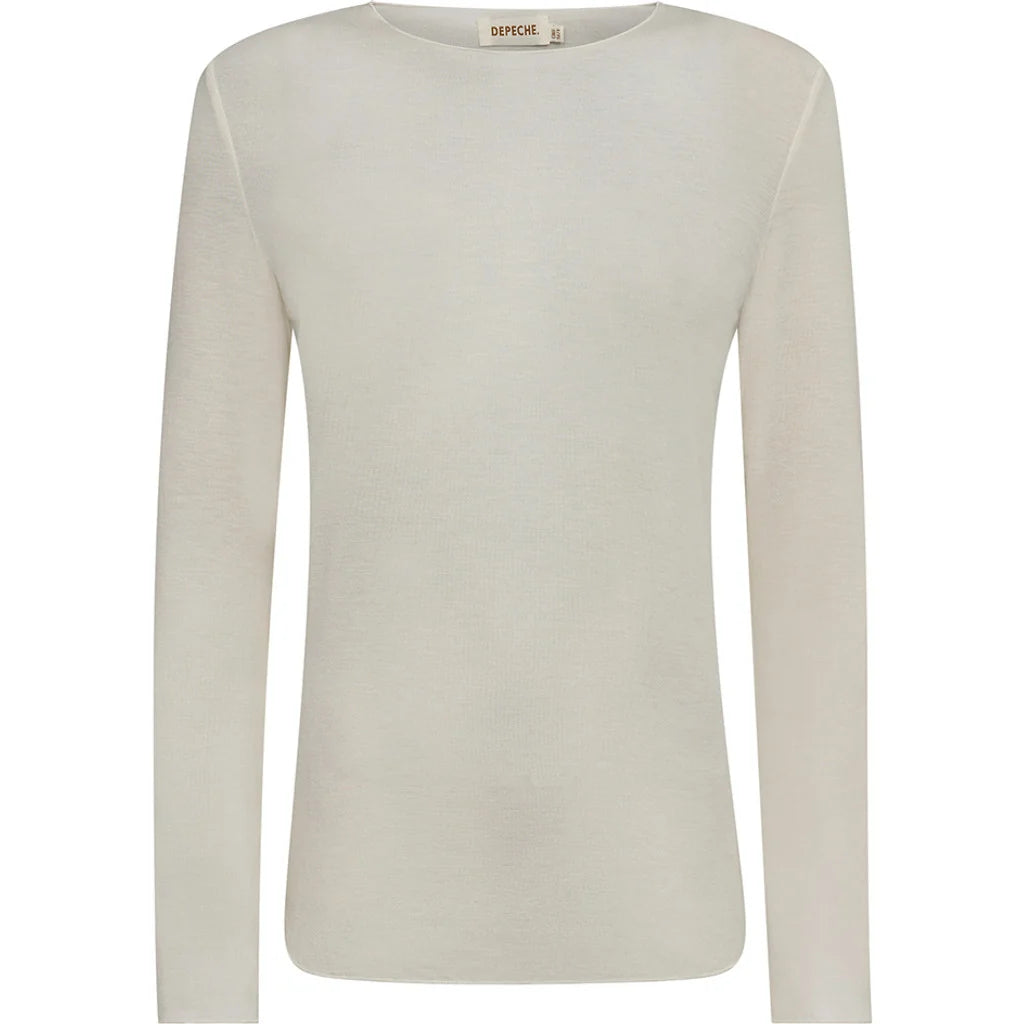 Bluse Drew Cashmere mix - Off white
