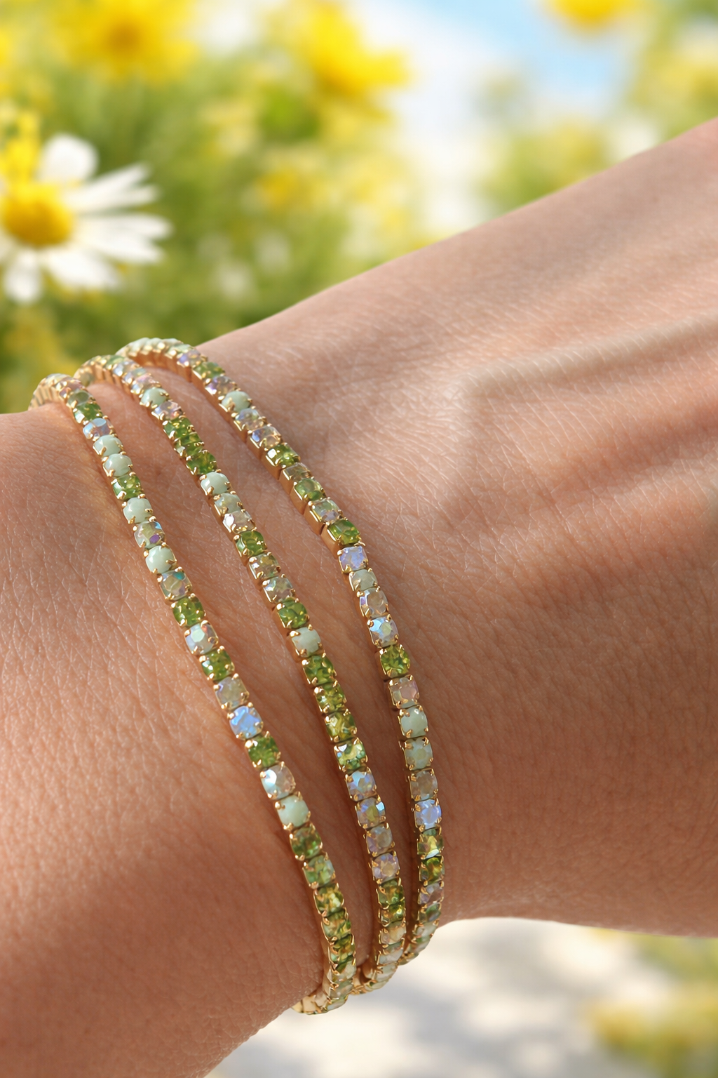 Armbånd Elare Sæt/3 - Pistachio