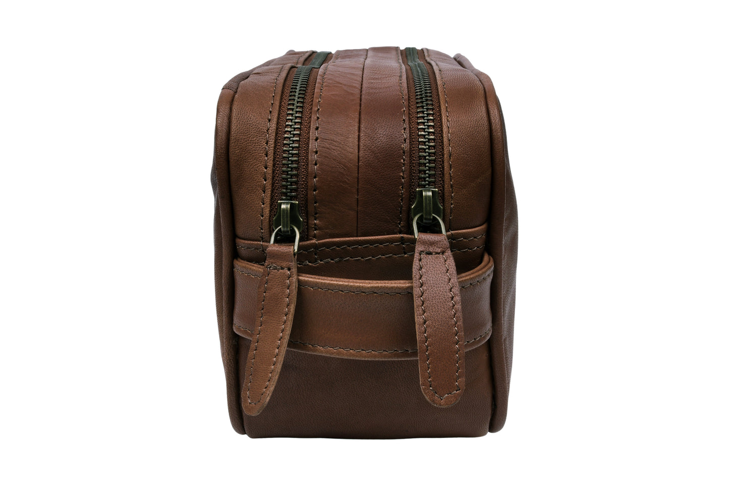 Toilettaske dobbelt Faust - Dark brown