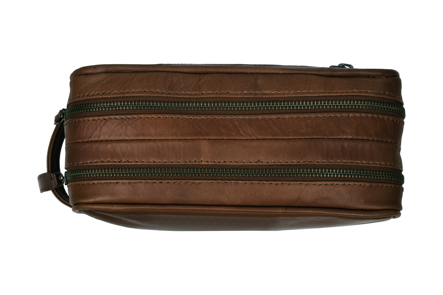Toilettaske dobbelt Faust - Dark brown
