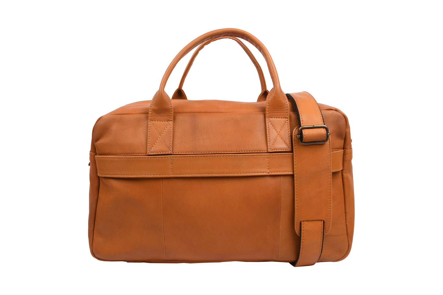 Weekendtaske small Faust - Cognac