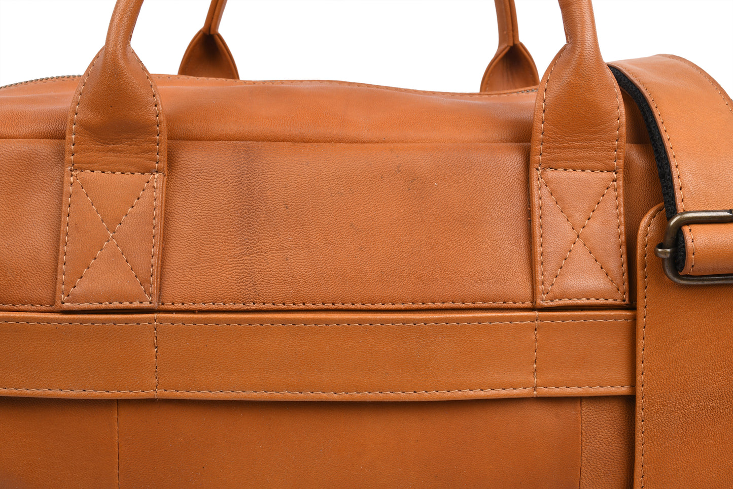 Weekendtaske small Faust - Cognac