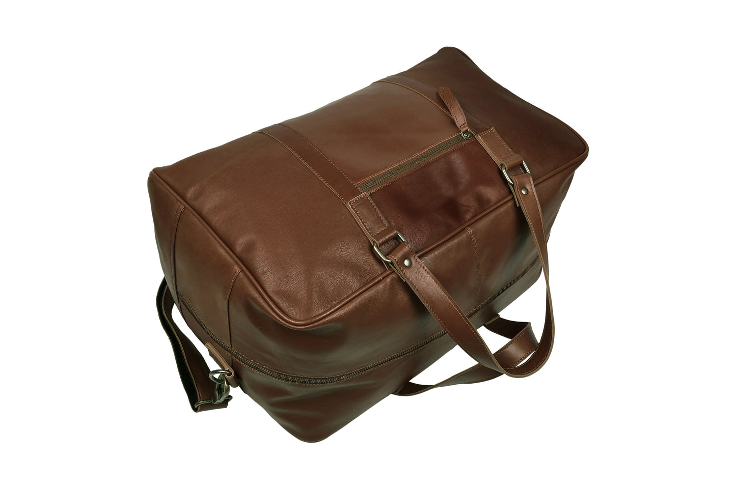 Weekendtaske Faust - Dark cognac