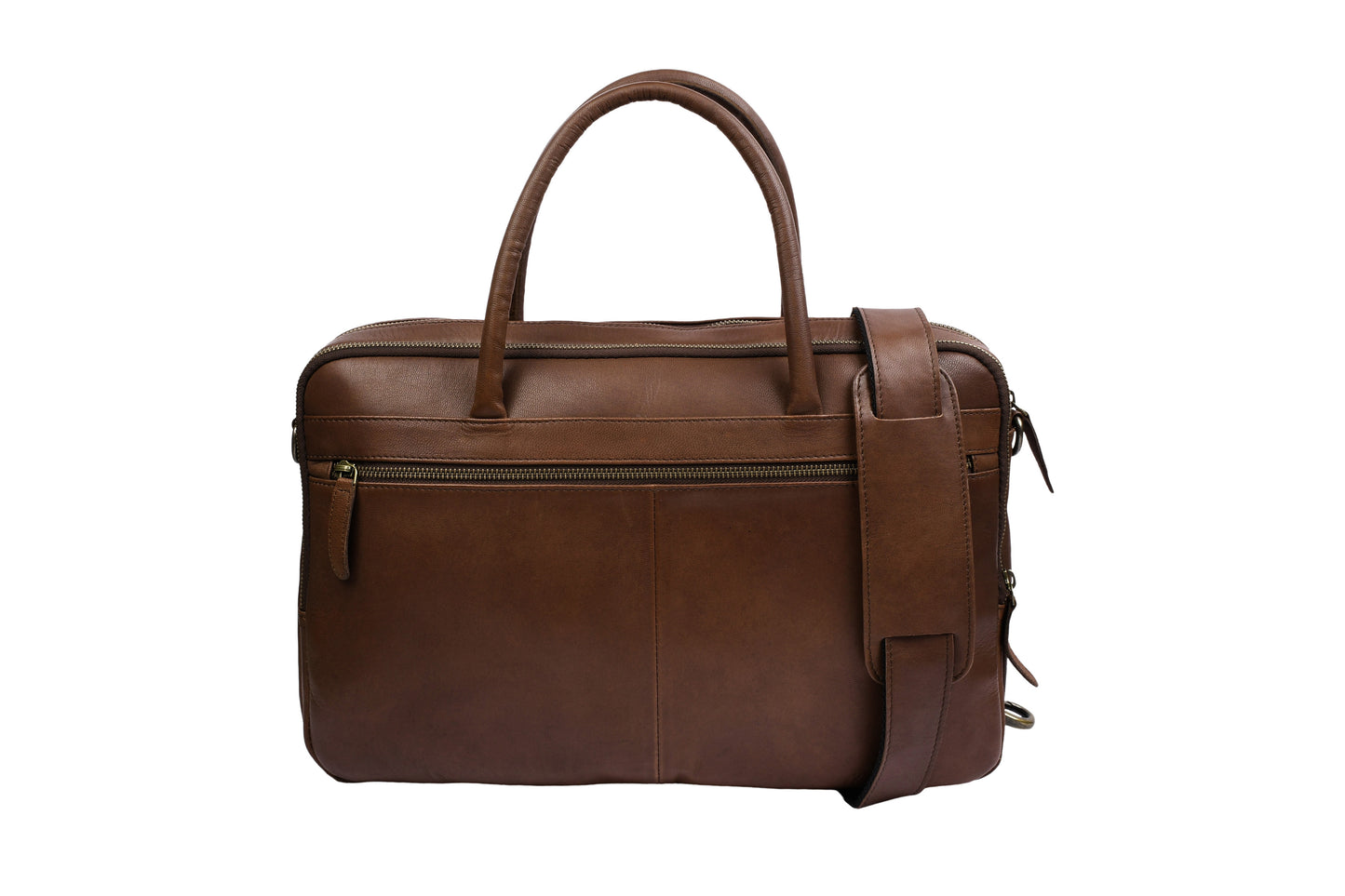 Laptoptaske Faust dobbelt - Dark brown