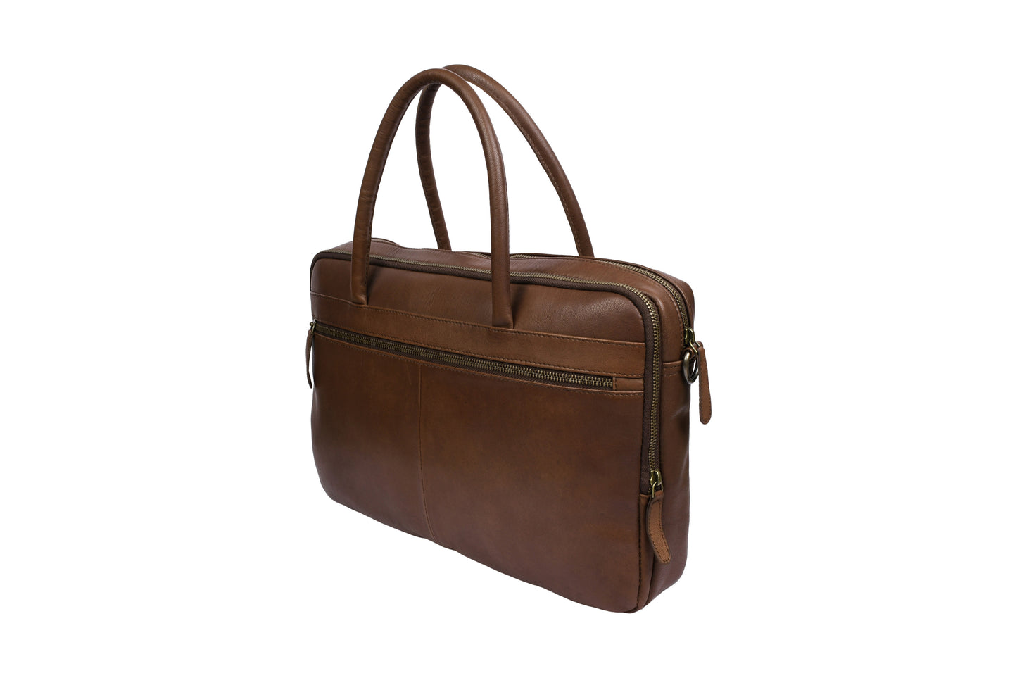 Laptoptaske Faust dobbelt - Dark brown