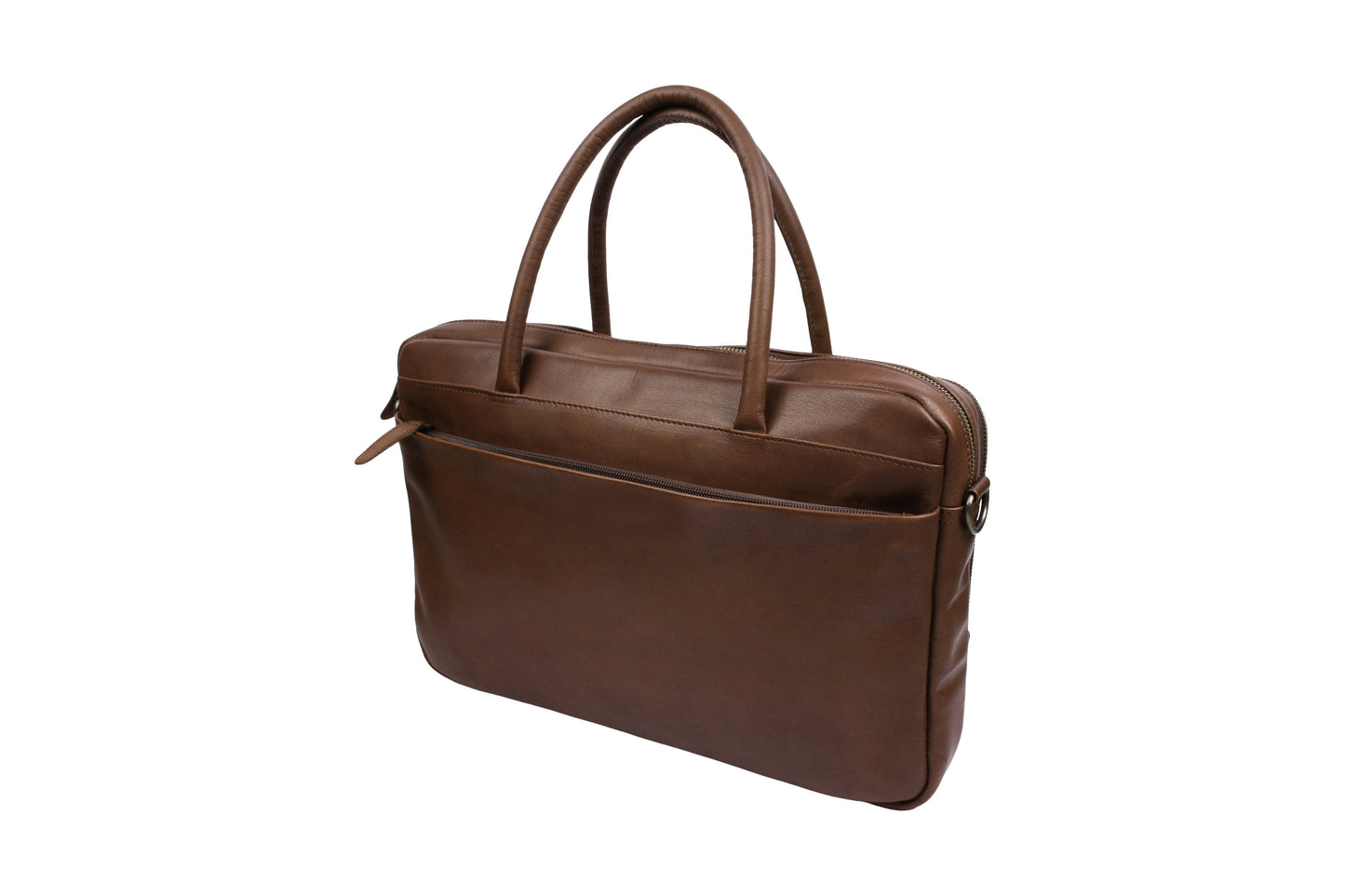 Laptoptaske Faust dobbelt - Dark brown